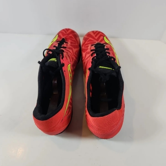 Saucony Men's Havok XC Running Shoes With Spikes 11.5 Vizi Red Citron S29029-3 - Picture 6 of 10